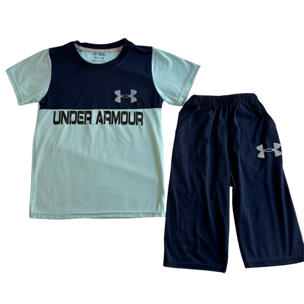 Boys 2 piece Blue Pajama Set